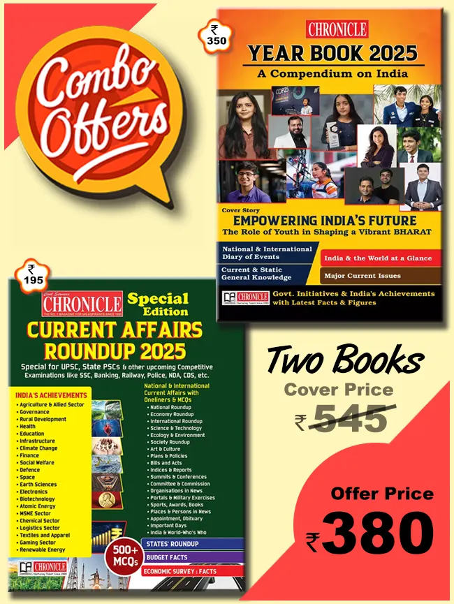 Chronicle Yearbook 2025 With Current Affairs Roundup 2025